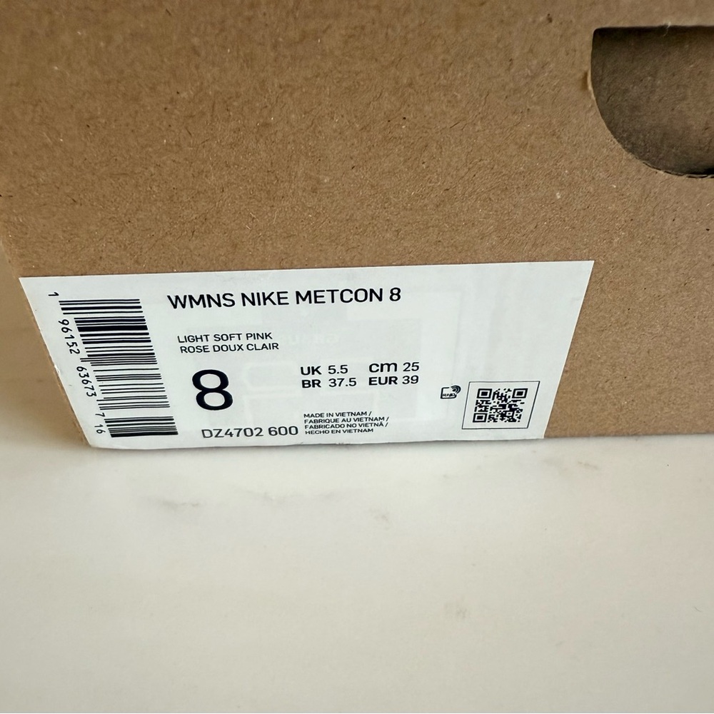 Nike Metcon 8 Women's Training Sneakers athletic Shoes Pink Size 8 CrossFit Gym - Picture 15 of 15